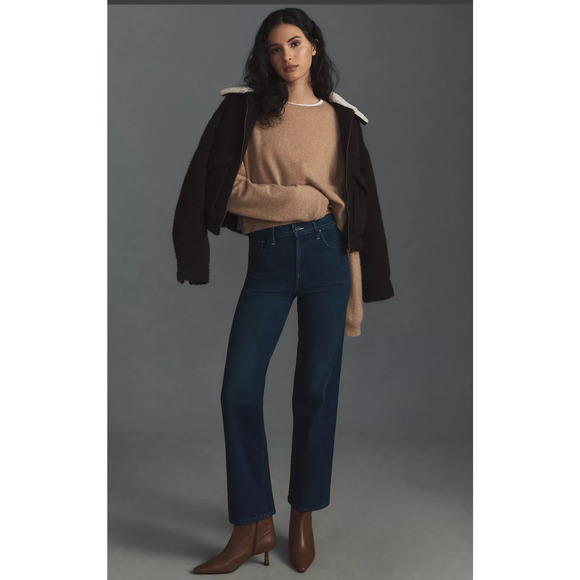 NWT MOTHER The Rambler Zip Ankle Jeans - 32 waist - Picture 1 of 8